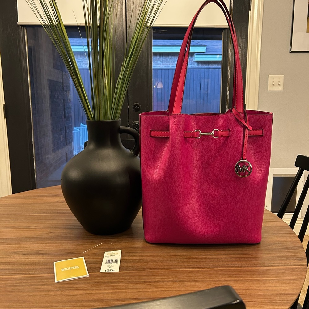 Michael Kors Fuchsia Tote Bag